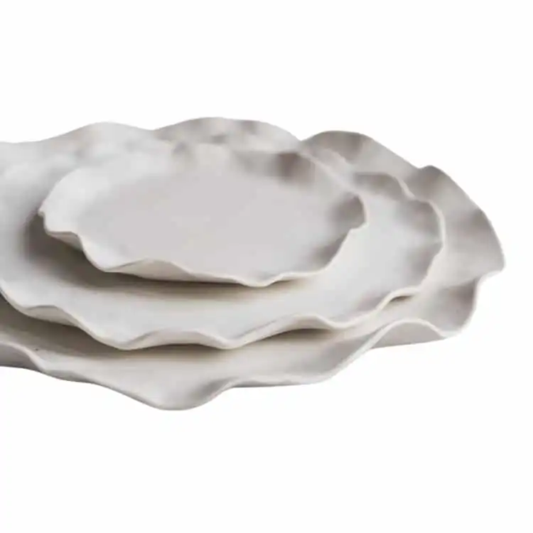 Porcelain Frill Plates