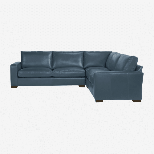 Room & Board Metro Three Piece Leather Sectional